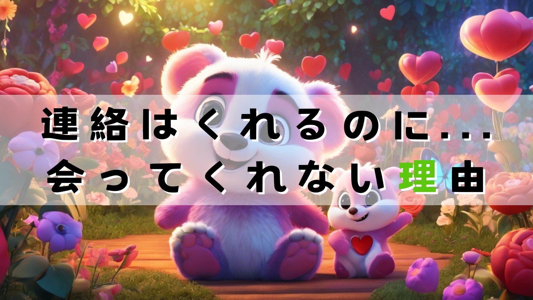 私達付き合ってるよね？連絡はくれるけど休みに彼氏が会ってくれない理由と対処法