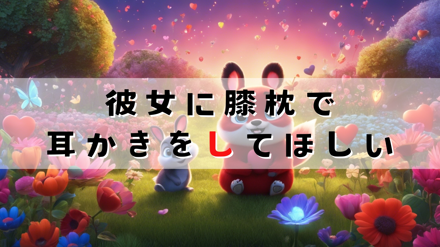 甘えてるの・・・？？彼氏が彼女に膝枕で耳かきをしてほしい心理