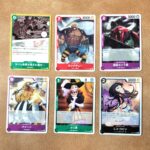 13.216g（OP17-BOX-0001） やべェ未来が見えた様だ…（OP17-038 C） キングデュー（OP17-006 C） 黒炭カン十郎（OP17-0