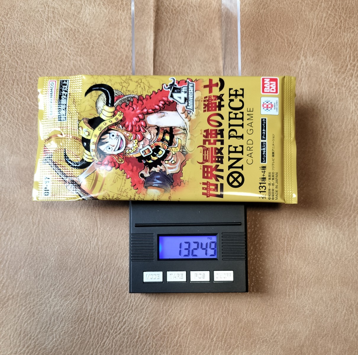 ワンピースカード 世界最強の戦士 13.249g