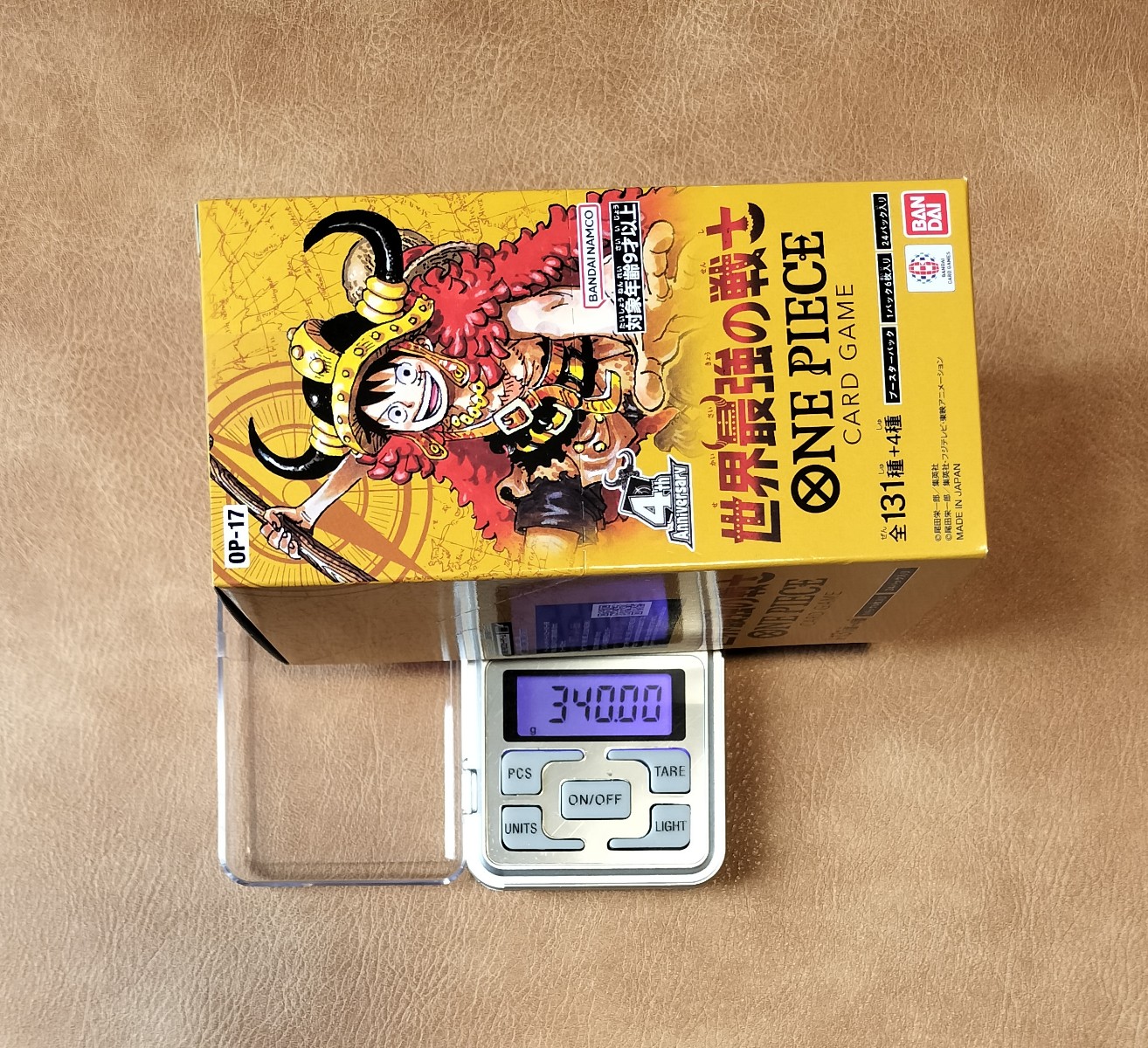 ワンピースカード 世界最強の戦士（BOX） 340.000g